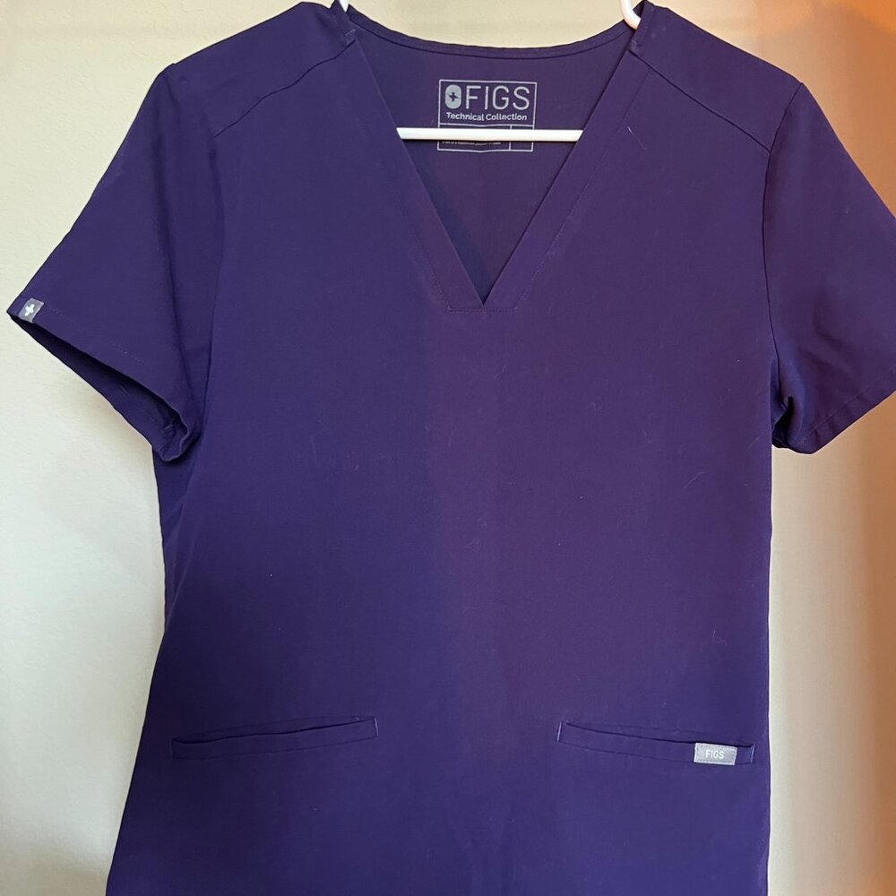 Dark Purple Figs Casma three pocket Top SMALL